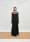 SWAYING 25 Spring/Summer Diamond Check Cardigan SW-SW25SS1T23C3-HEI Black SW25SS1T23C1